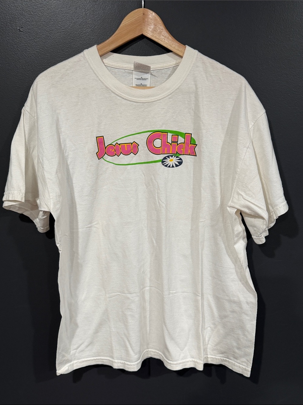 White 'Jesus Chick' Graphic Tee